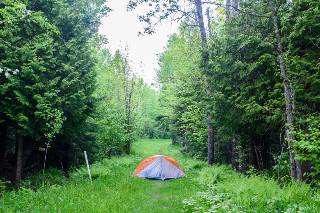 recommendation for a good secluded camping spot