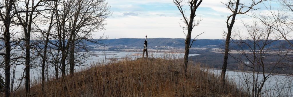 Looking over the Mississippi River on the first part of my Minnesota State Parks Project while at John A. Latsch State Park, which might be one of the smallest parks in the system.